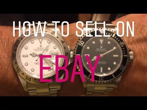 sell my watch on ebay